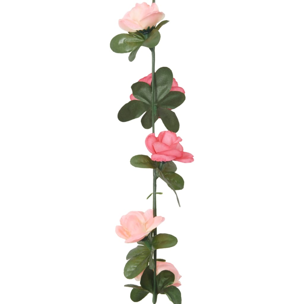 vidaXL Гирлянди от изкуствени цветя 6 бр роза 240 см