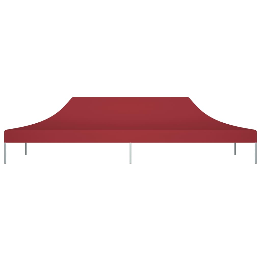 vidaXL Покривало за парти шатра, 6x3 м, бордо, 270 г/м²