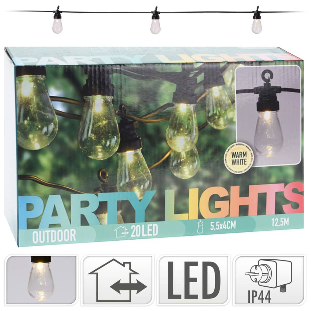 ProGarden Комплект LED парти осветление с 20 лампи 4,5 V