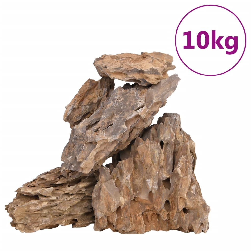 vidaXL Драконови камъни 10 кг смесени цветове 10-30 см