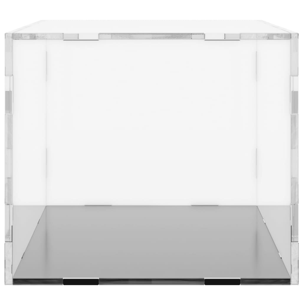 vidaXL Кутия витрина, прозрачна, 34x16x14 см, акрил