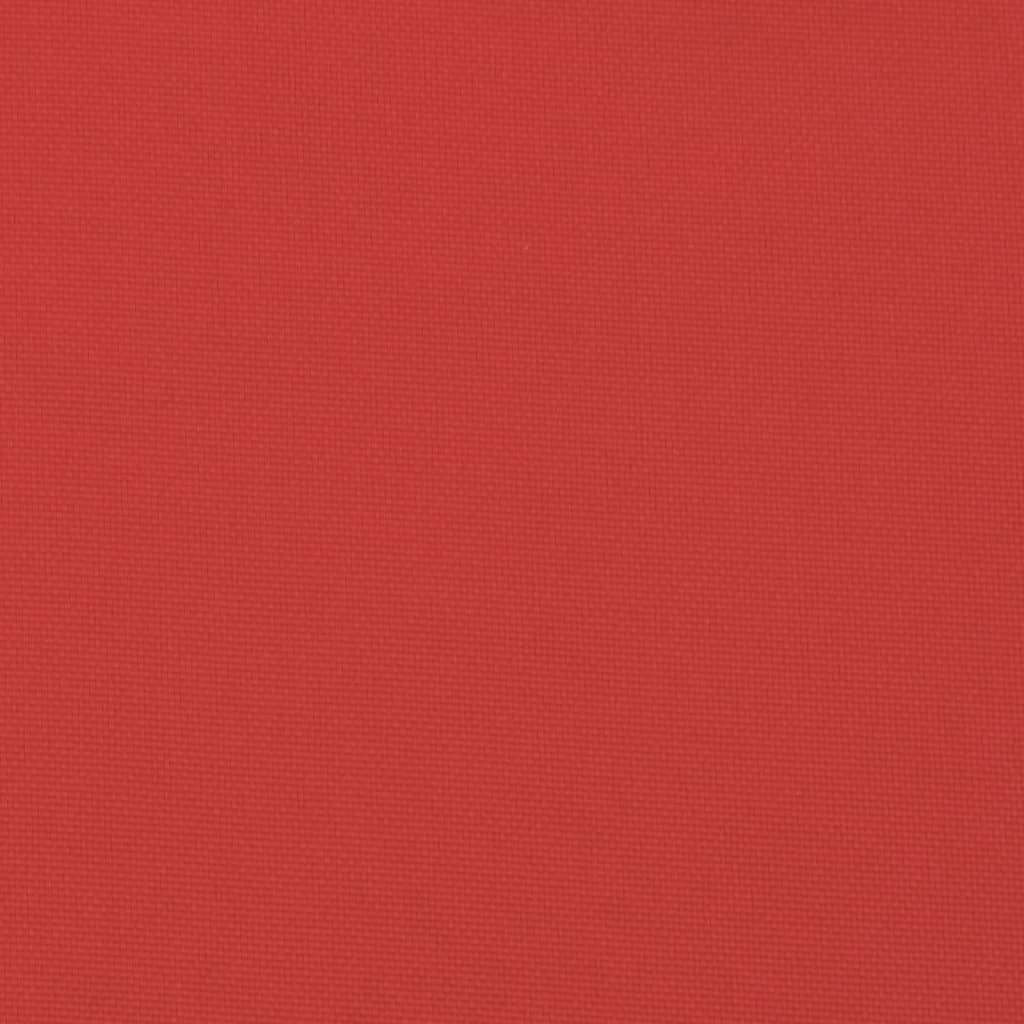 vidaXL Шалте за шезлонг, червено, 186x58x3 см, Оксфорд плат
