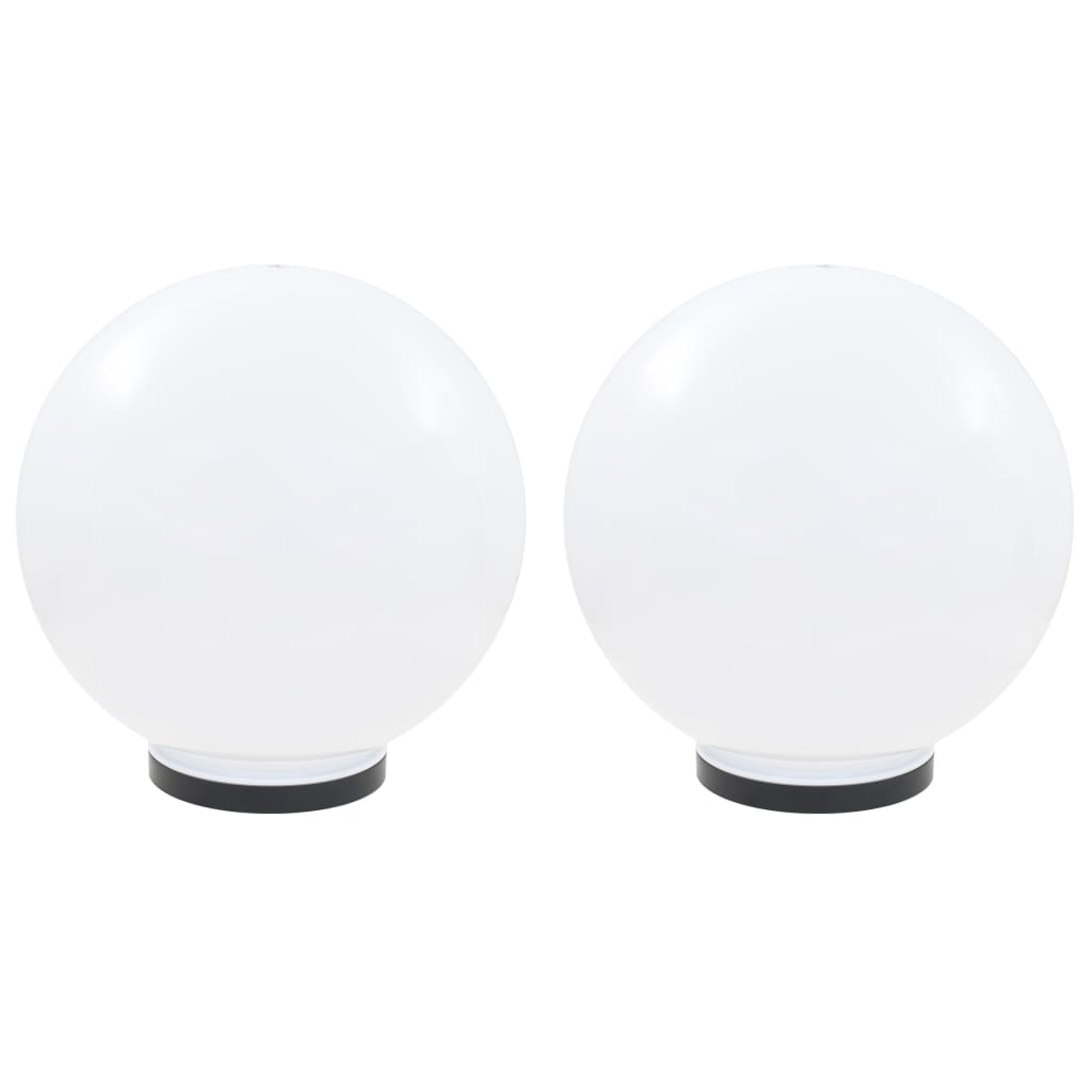 vidaXL Градински сфери за LED лампи, 2 бр, 40 см, PMMA