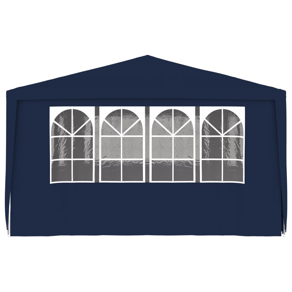 vidaXL Професионална парти шатра със стени 4x6 м синя 90 г/м²