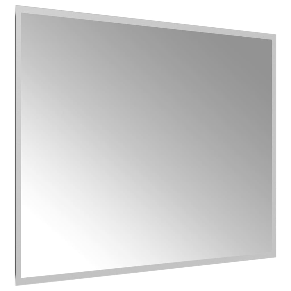vidaXL LED огледало за баня, 80x60 см