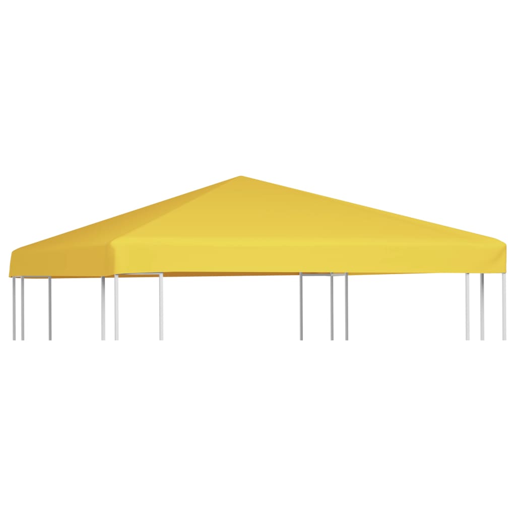 vidaXL Покрив за шатра, 270 г/м², 3x3 м, жълт