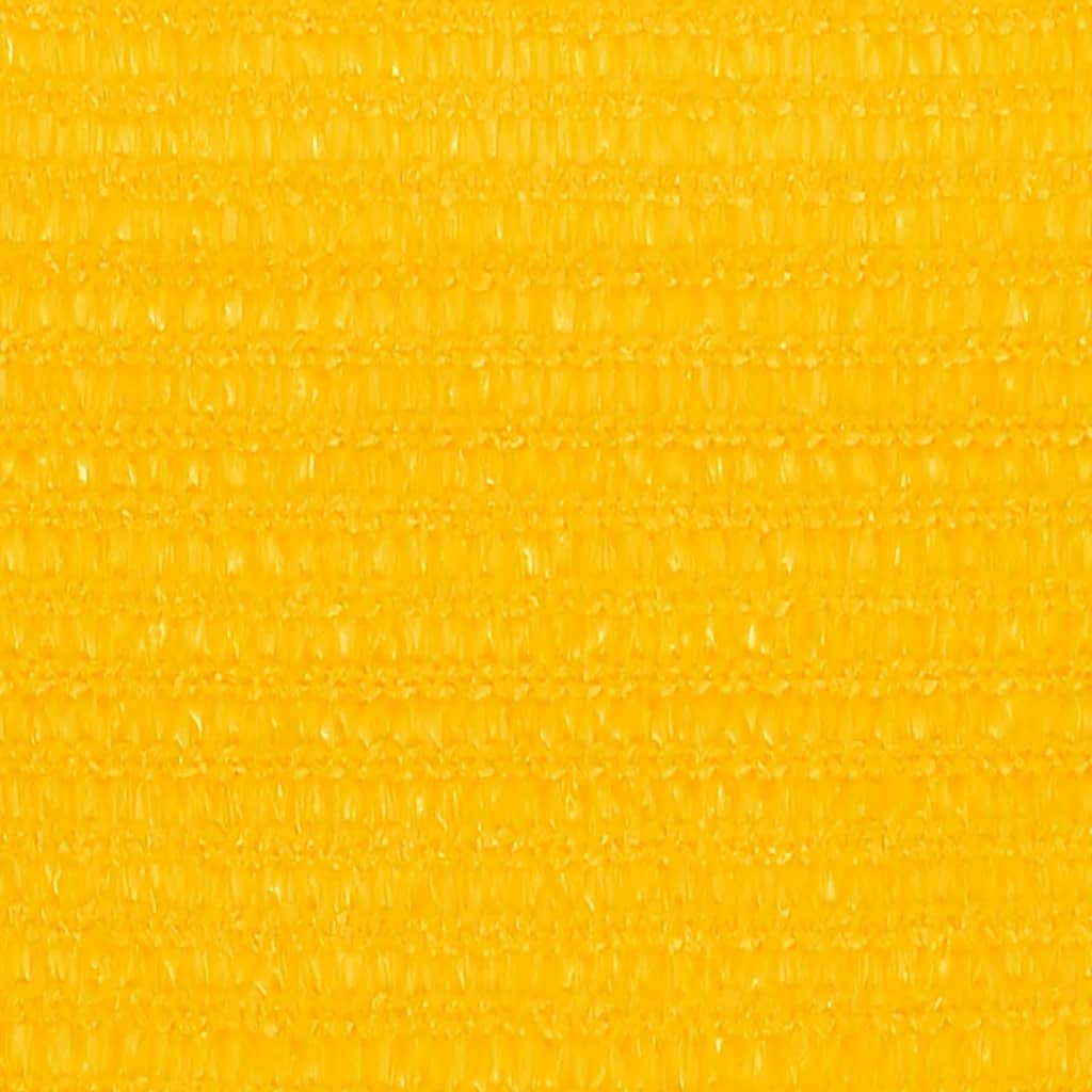 vidaXL Платно-сенник, 160 г/м², жълто, 2x4 м, HDPE