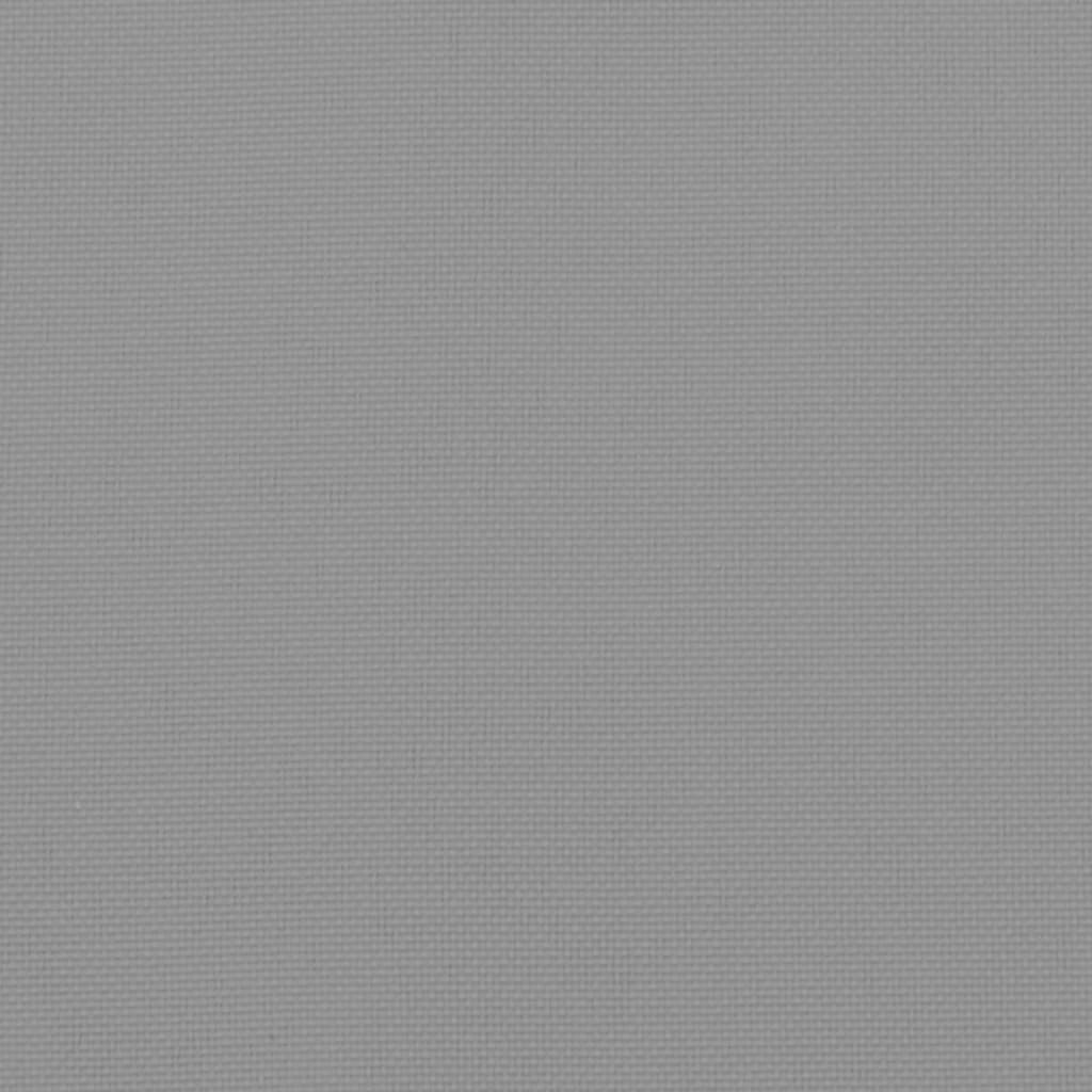 vidaXL Палетна възглавница, сива, 80x40x12 см, текстил