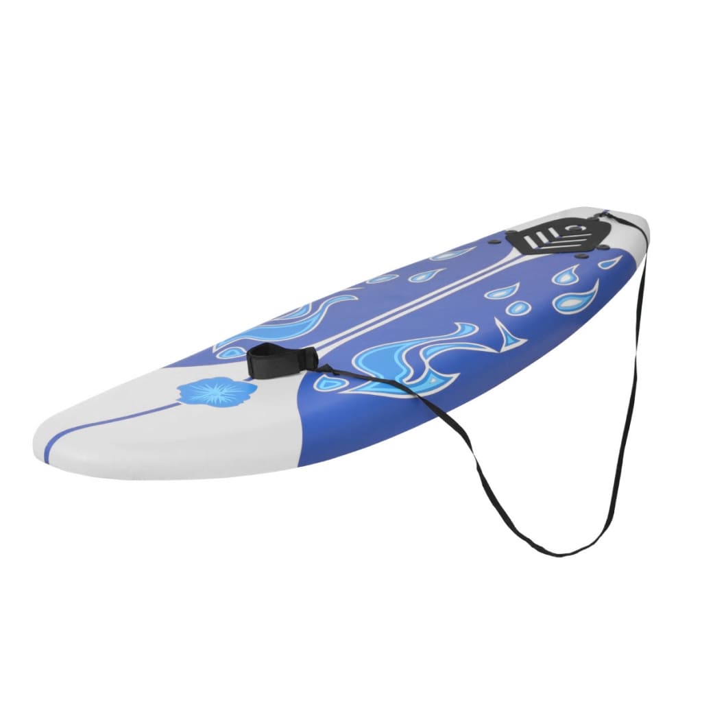 vidaXL Дъска за сърф, синя, 170 см