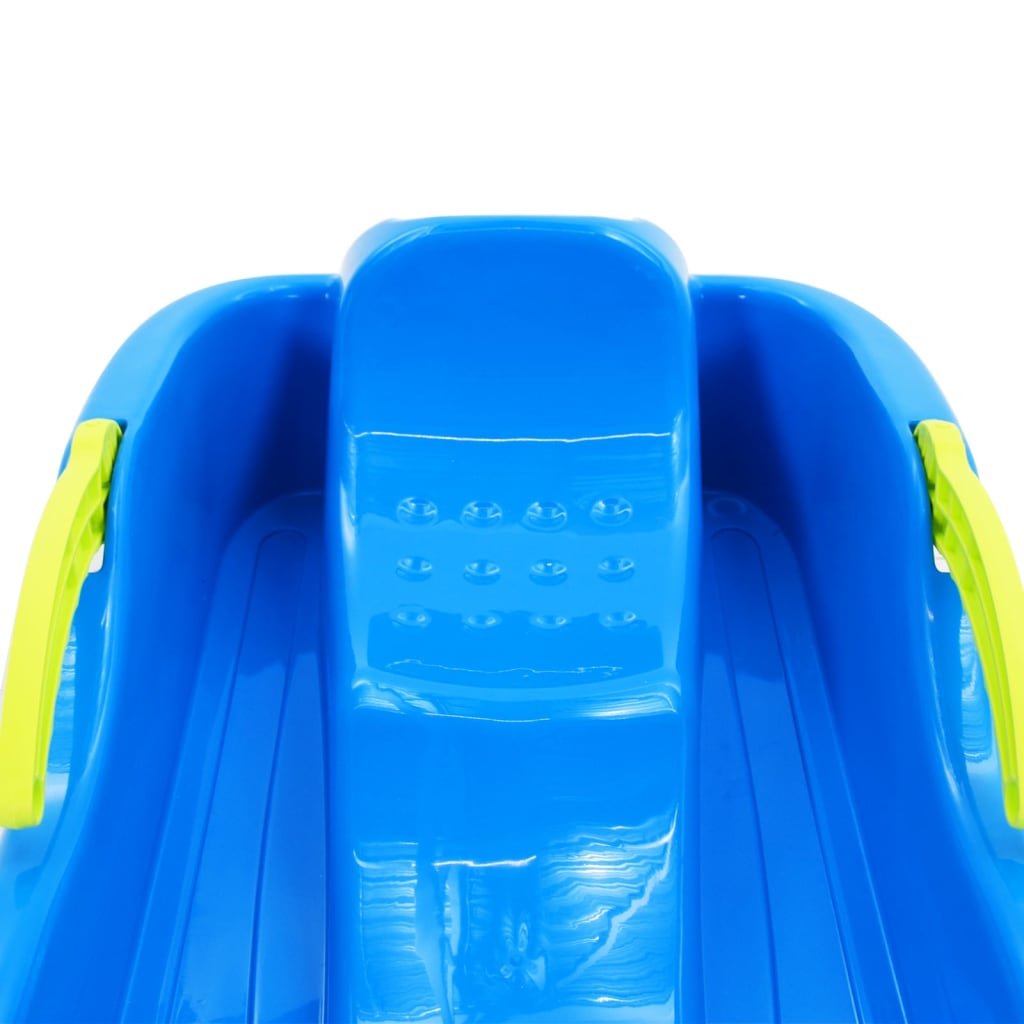 vidaXL Шейна със спирачки, синя, 87x40x18 см, полипропилен