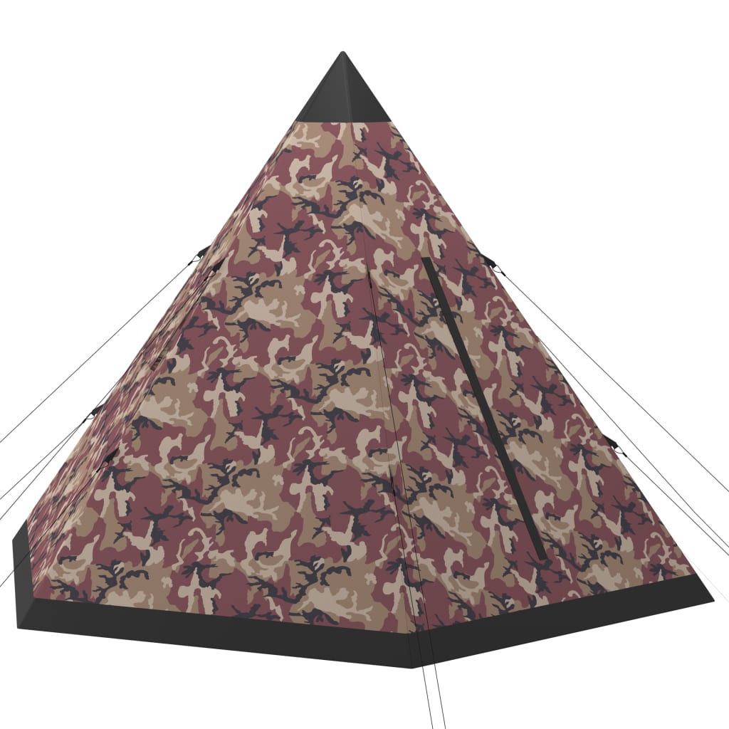vidaXL 4-местна палатка, многоцветна