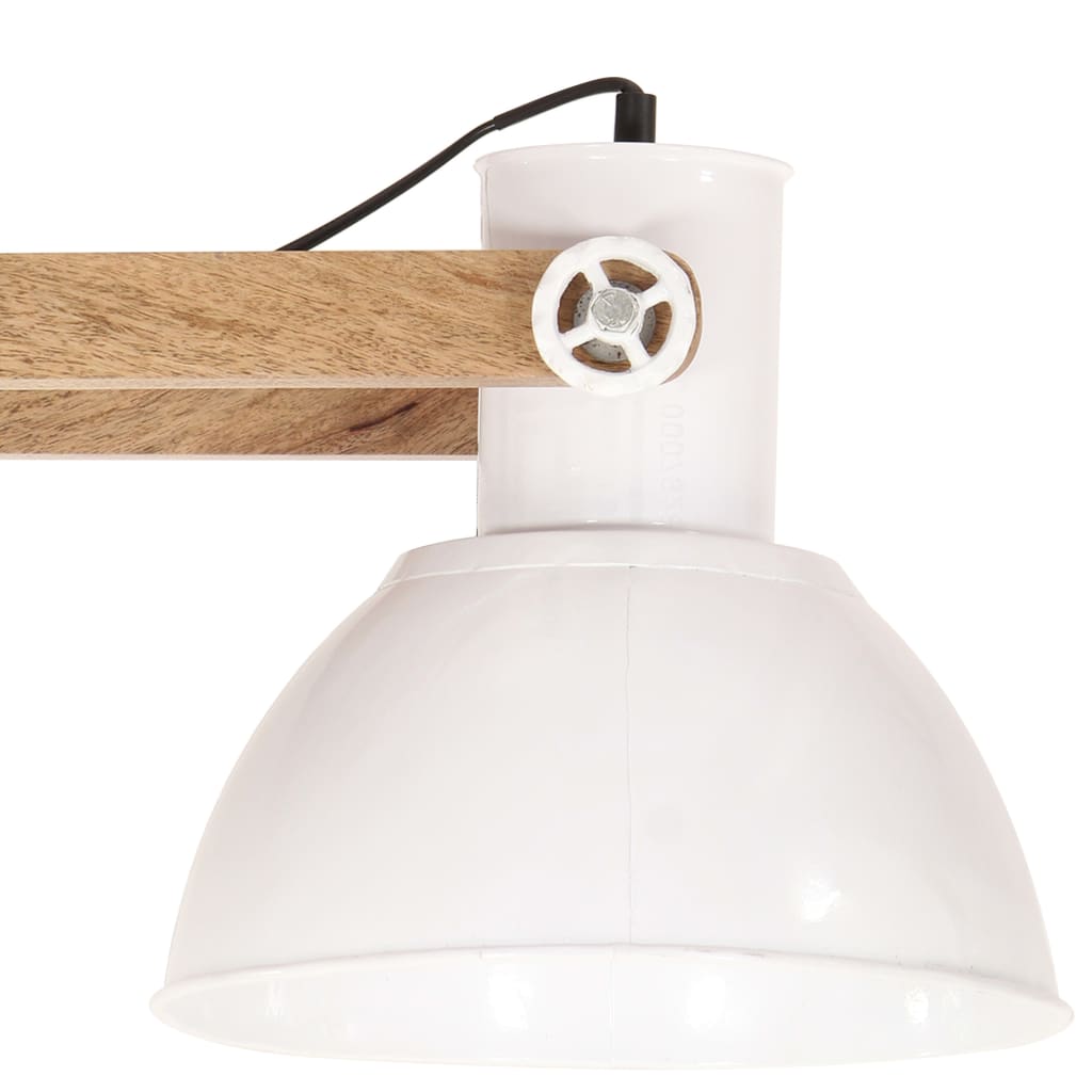 vidaXL Индустриална пенделна лампа 25 W бяла 109 см E27