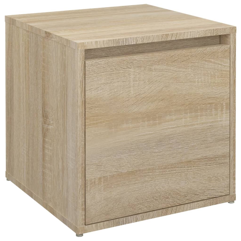 vidaXL Кутия с чекмедже, дъб сонома, 40,5x40x40 см, инженерно дърво