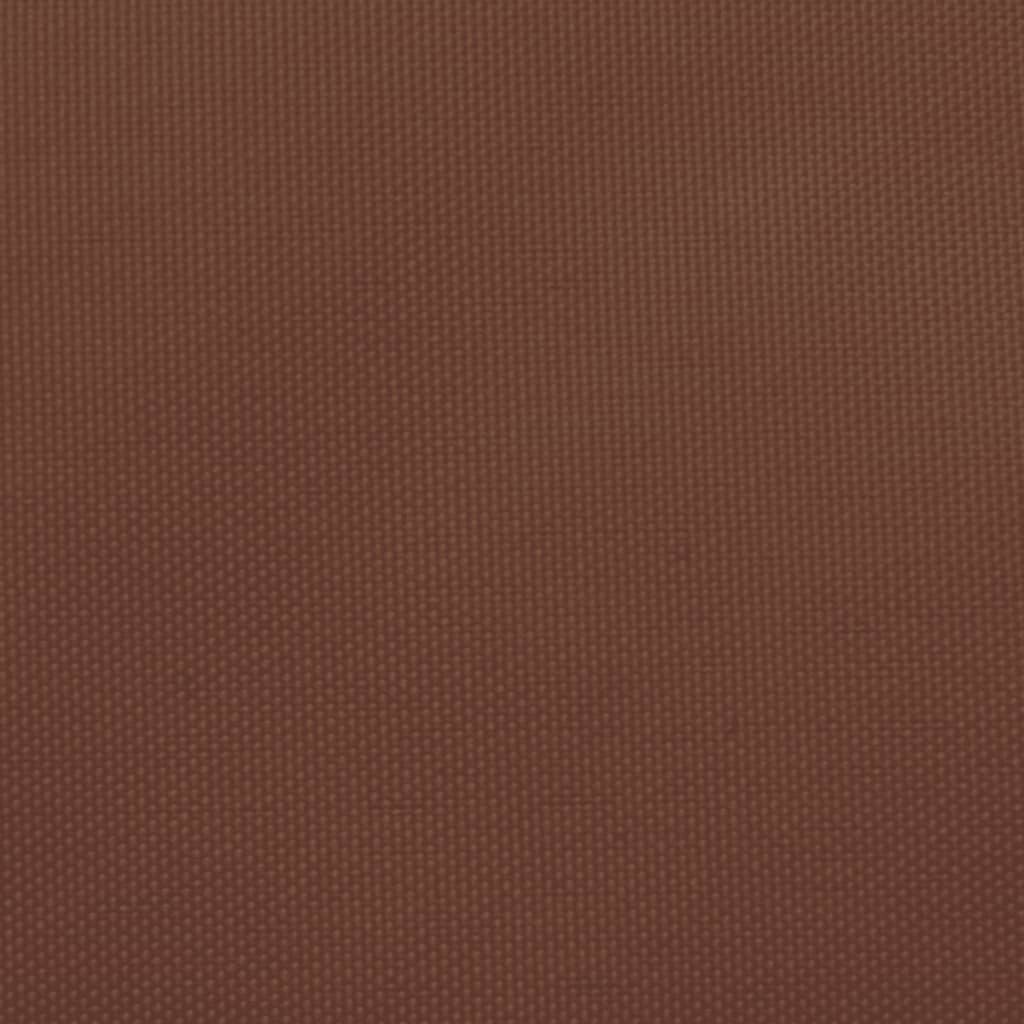 vidaXL Платно-сенник, Оксфорд текстил, трапец, 4/5x4 м, теракота