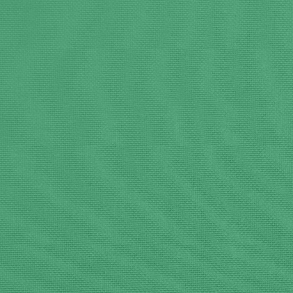 vidaXL Палетна възглавница, зелена, 80x40x12 см, текстил