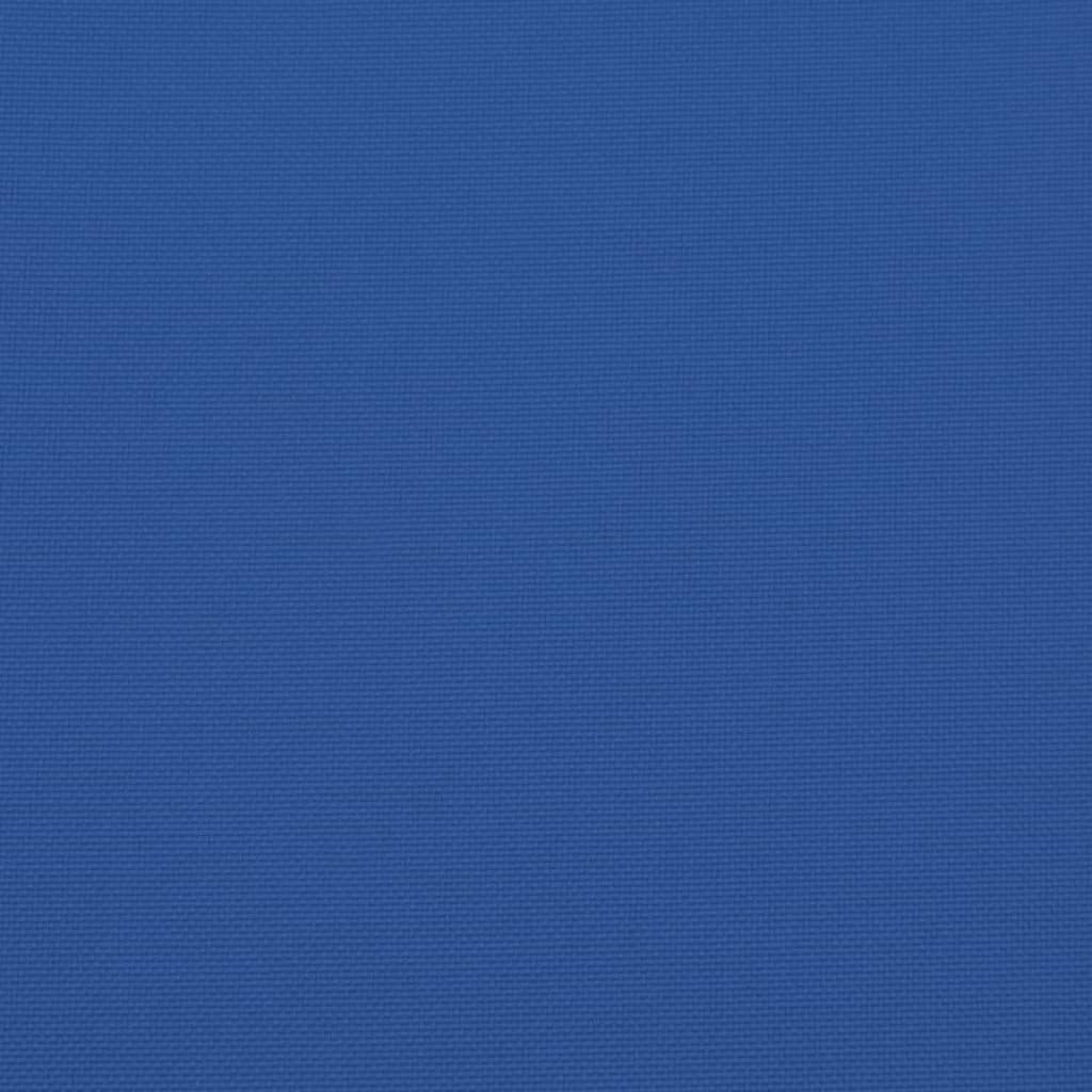 vidaXL Шалте за шезлонг, кралско синьо, 186x58x3 см, Оксфорд плат