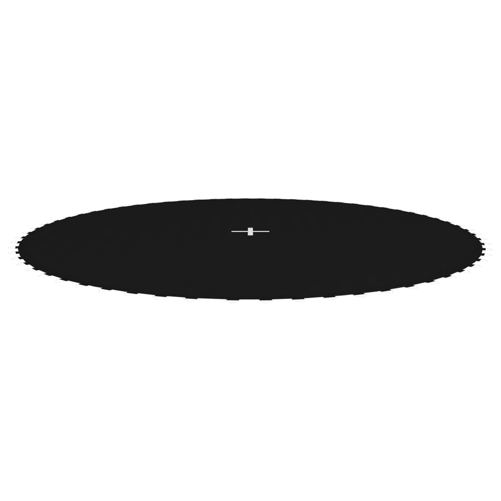 vidaXL Отскачаща повърхност за кръгъл батут 12 Ft/3,66 м черен текстил