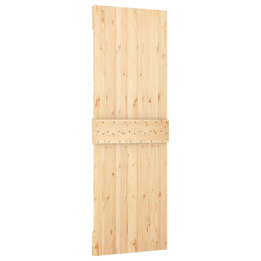 vidaXL Врата "NARVIK" 70x210 см масивна дървесина бор