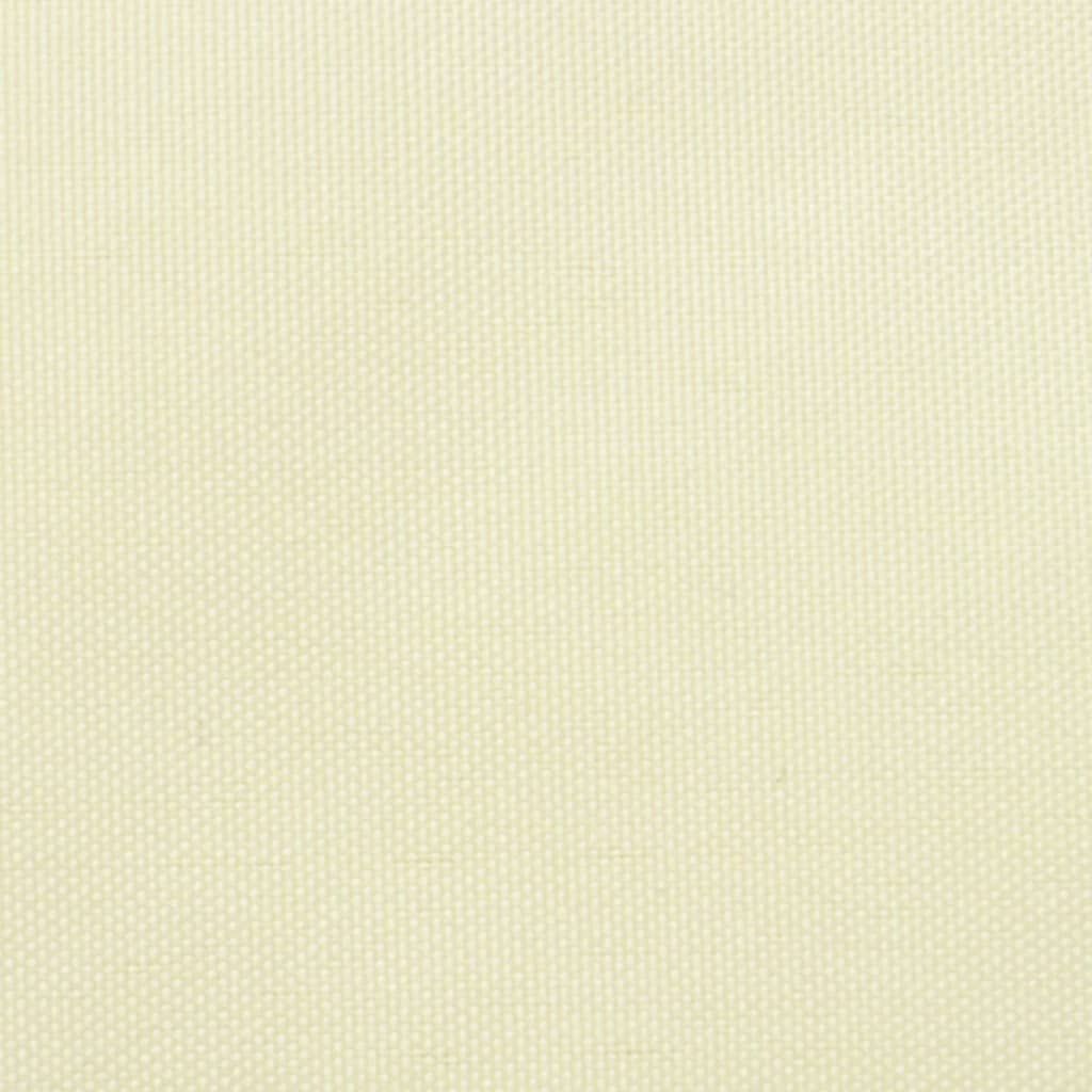 vidaXL Платно-сенник, Оксфорд текстил, правоъгълно, 2,5x5 м, кремаво