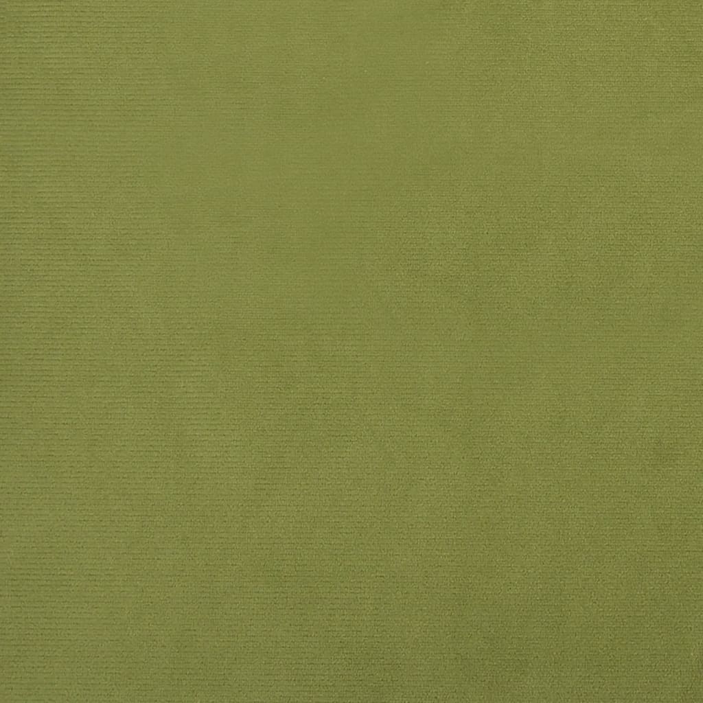 vidaXL Табуретка, светлозелена, 78x56x32 см, кадифе