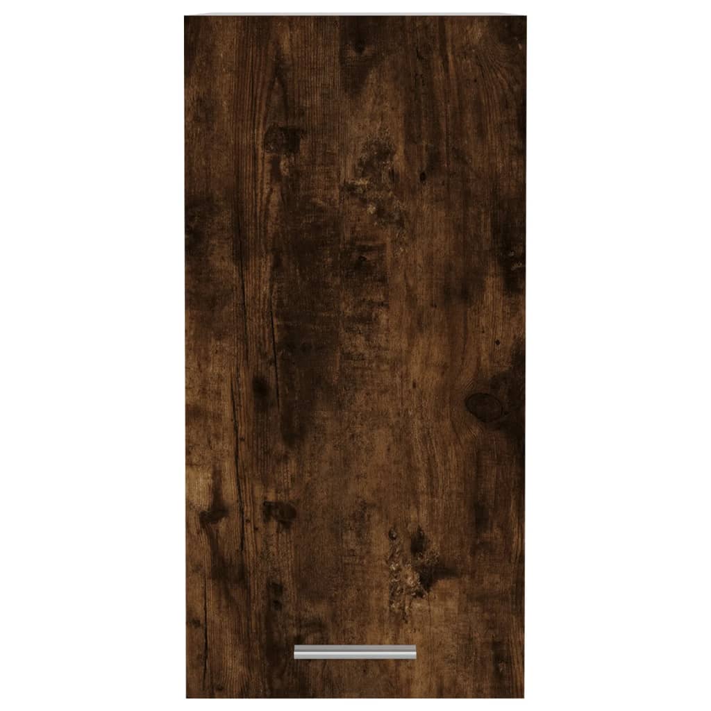 vidaXL Окачен шкаф, опушен дъб, 29,5x31x60 см, инженерно дърво
