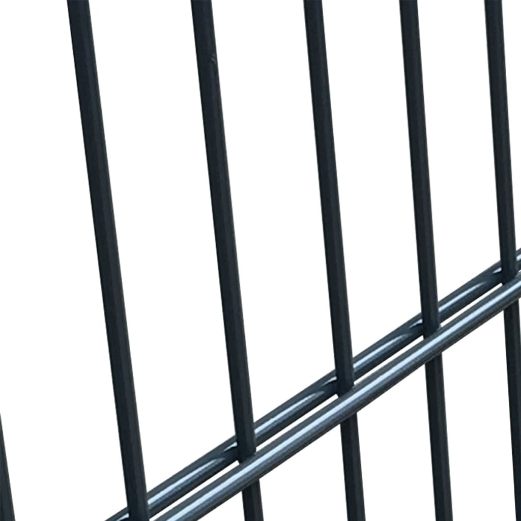 vidaXL Порта за ограда, стомана, антрацит, 105x150 см