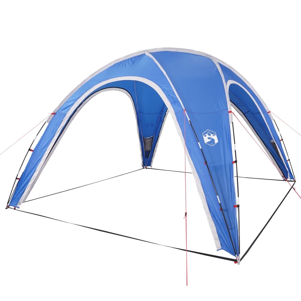 vidaXL Парти палатка, синьо, водоустойчива