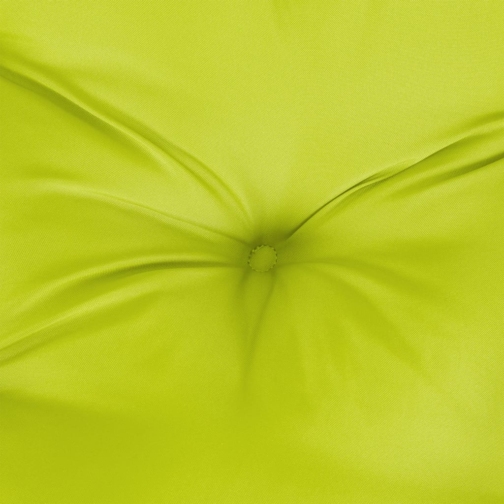 vidaXL Палетни възглавници, 2 бр, яркозелени, текстил
