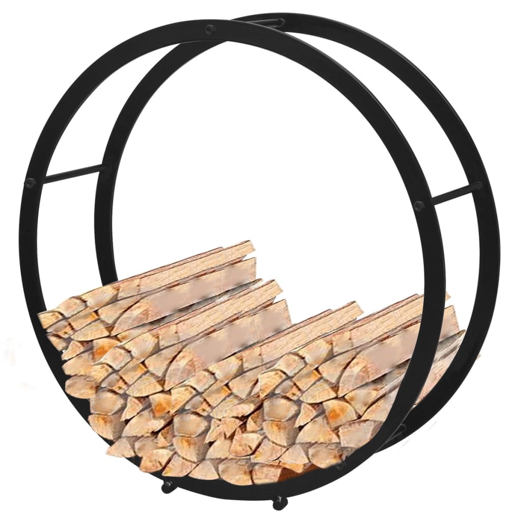 Кръгла рамка за дърва за огрев