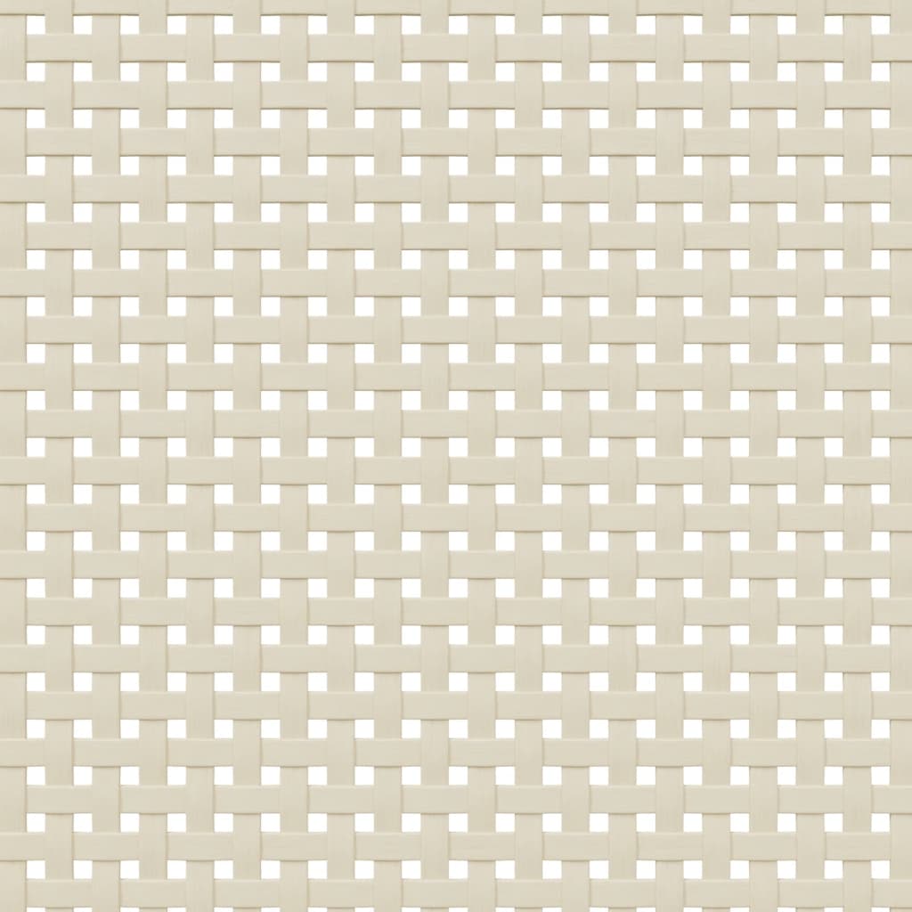 vidaXL Гардероб "SENJA", ратанова визия, бял, 90x55x175 см, бор масив