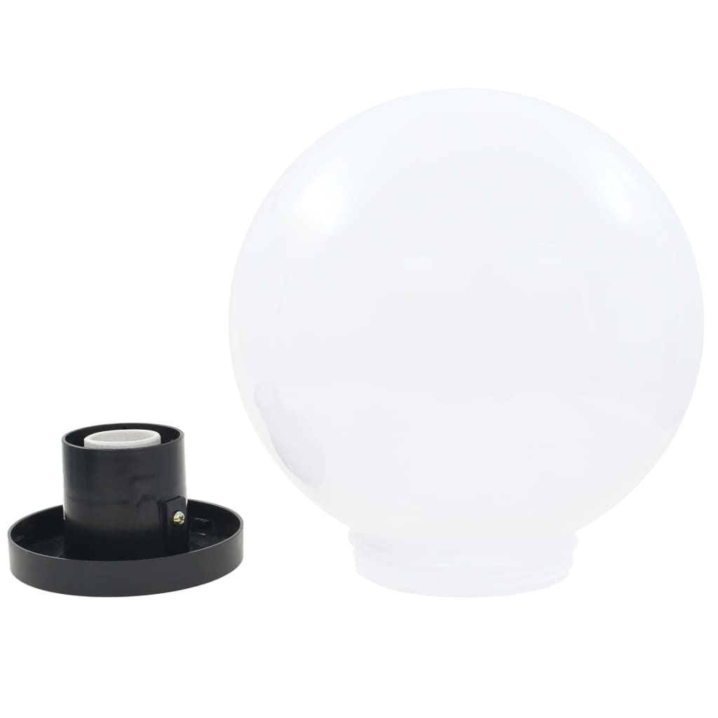 vidaXL Градински сфери за LED лампи, 2 бр, 25 см, PMMA
