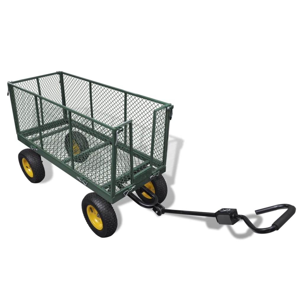 vidaXL Градинска количка, 350 кг товароносимост