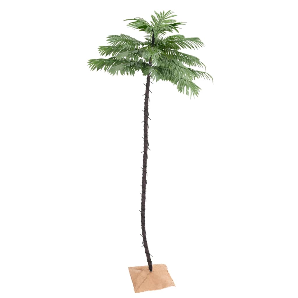 vidaXL LED палмово дърво топло бяло 252 светодиода 400 см