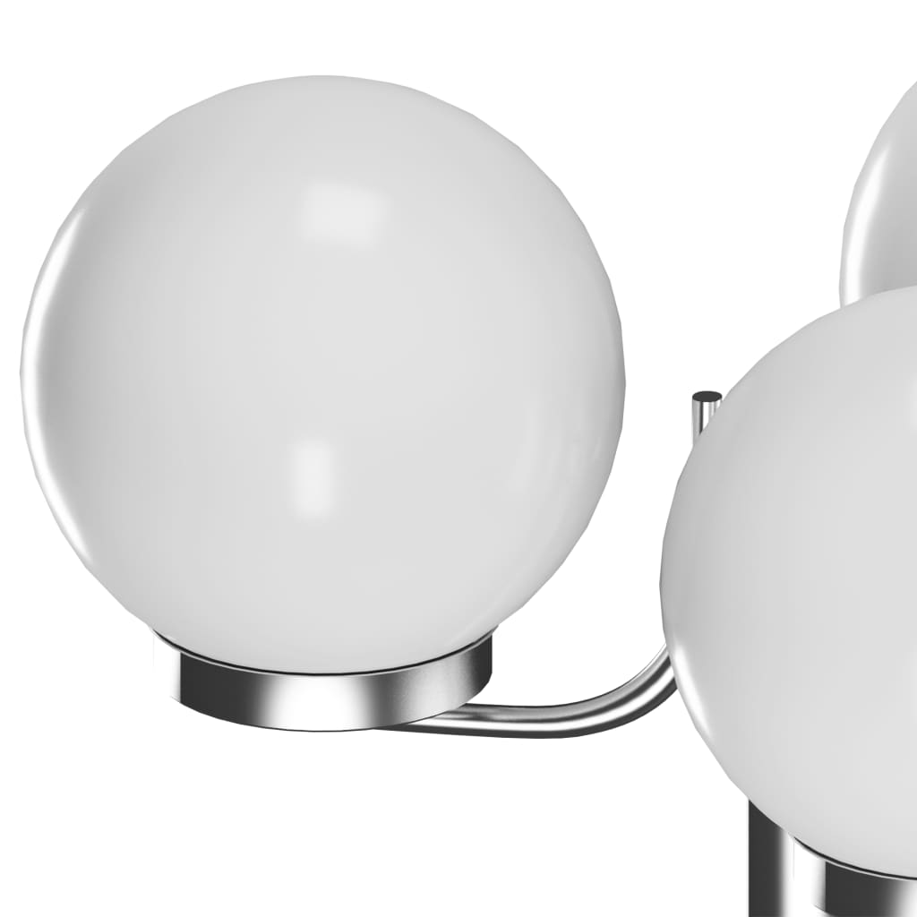 vidaXL Стълб за градинска лампа с 3 сфери 220 см