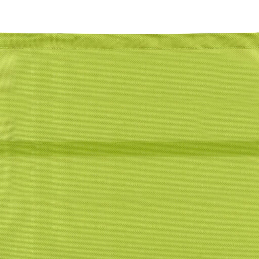 vidaXL Шезлонг, textilene и алуминий, зелен
