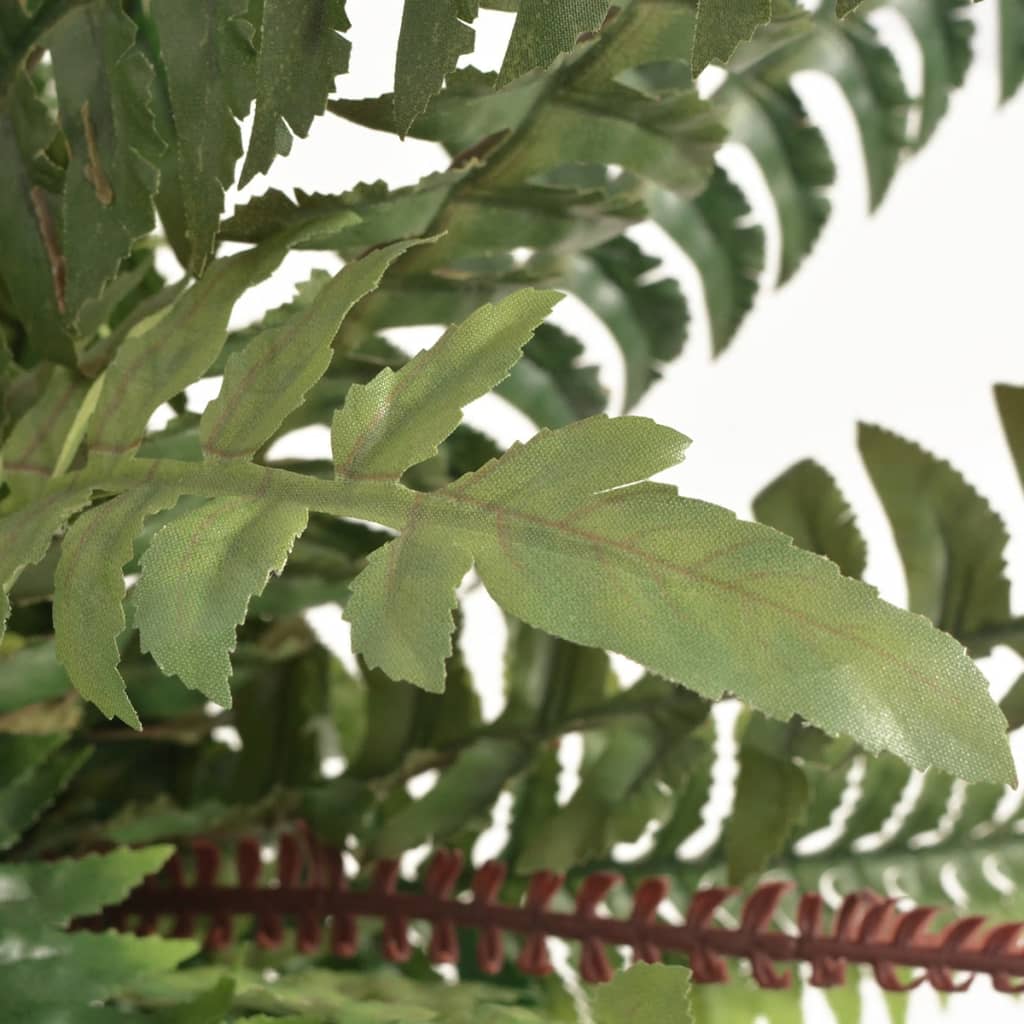 vidaXL Изкуствено растение папрат със саксия, 60 см, зелено