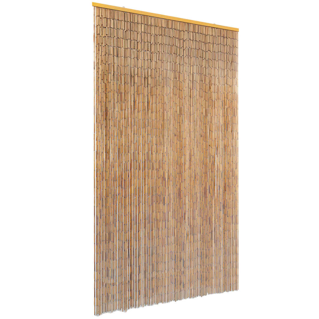 vidaXL Завеса за врата против насекоми, бамбук, 120x220 cм