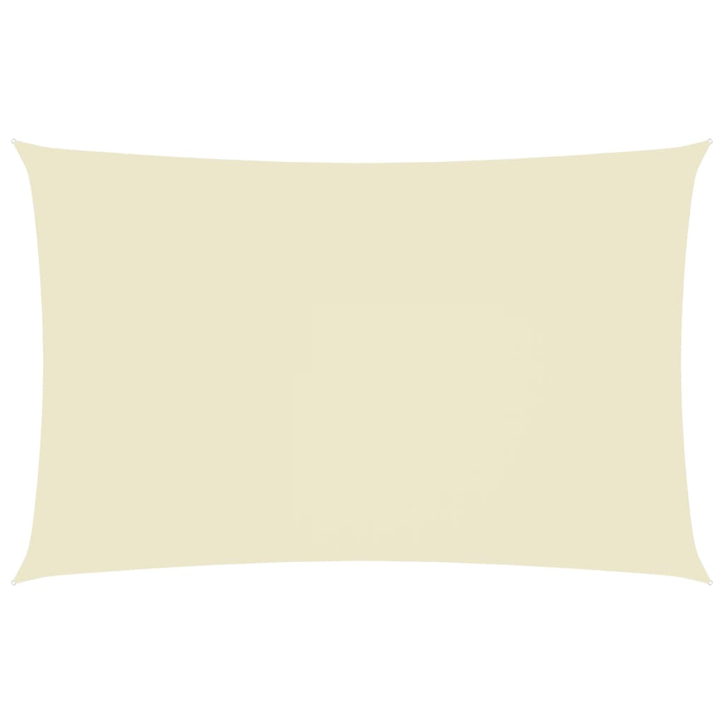 vidaXL Платно-сенник, Оксфорд текстил, правоъгълно, 4x7 м, кремаво