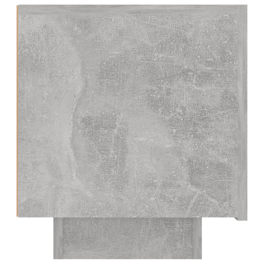 vidaXL Нощно шкафче, бетонно сиво, 100x35x40 см, ПДЧ