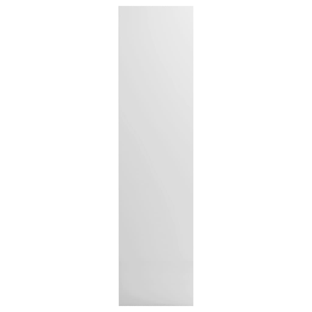 vidaXL Гардероб, бял гланц, 50x50x200 см, ПДЧ