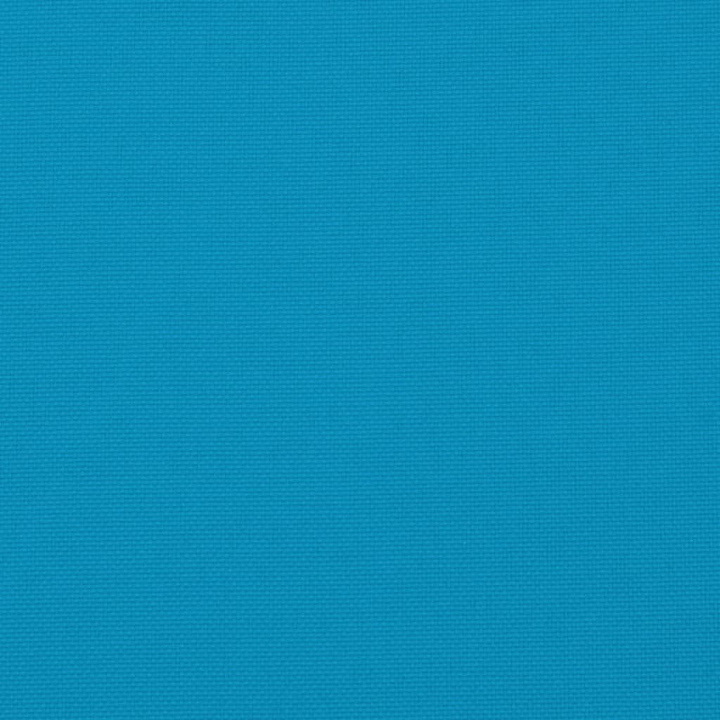 vidaXL Палетна възглавница, синя, 80x80x12 см, текстил