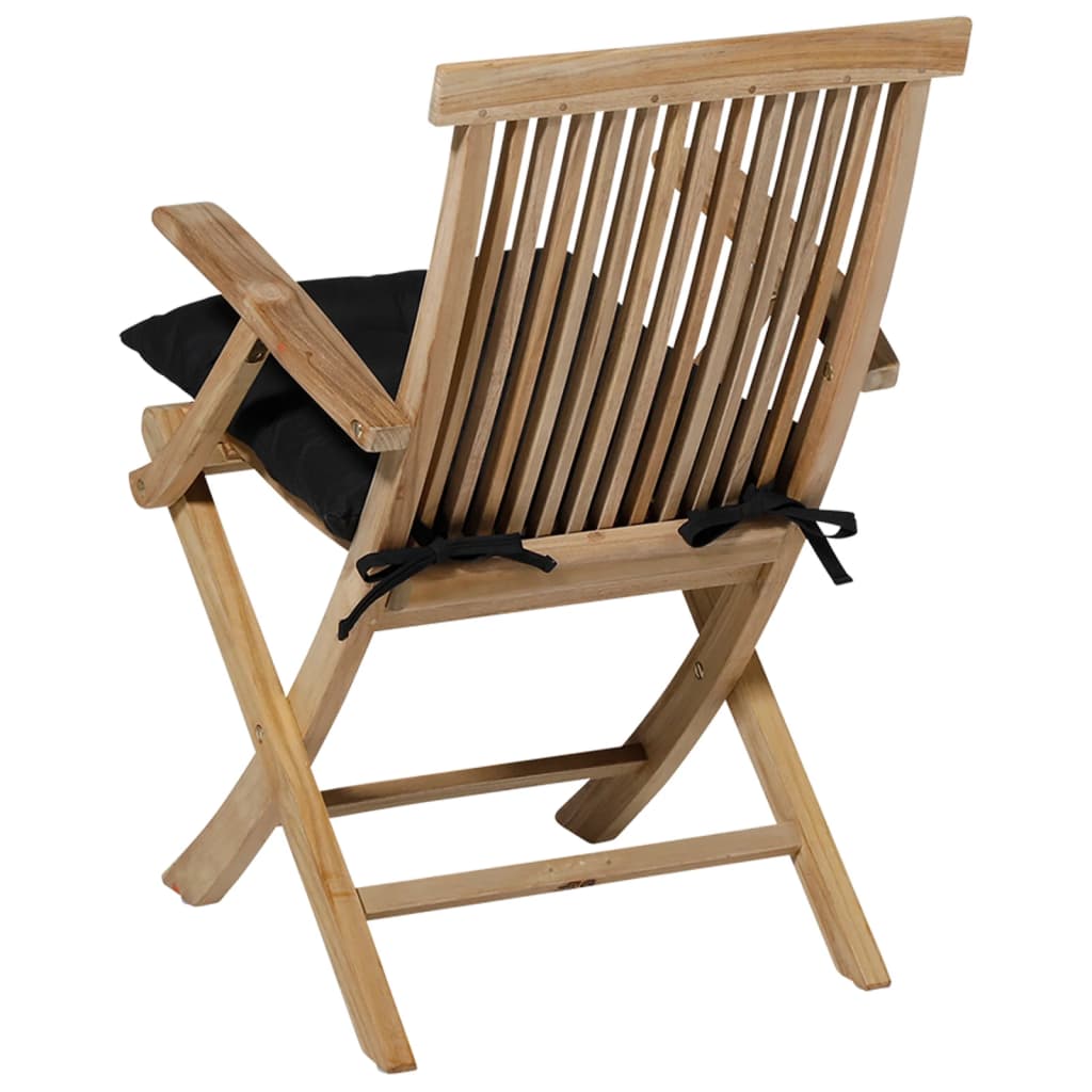 Madison Възглавница за стол Panama, 46x46 см, черна
