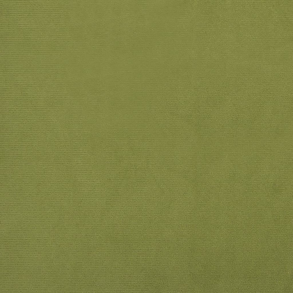 vidaXL Табуретка, светлозелена, 78x56x32 см, кадифе