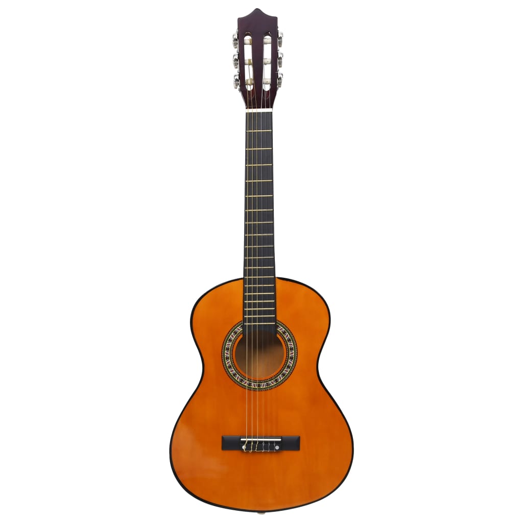 vidaXL Комплект класическа китара за начинаещи деца от 8 части 1/2 34"
