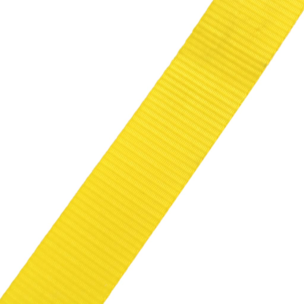 vidaXL Слаклайн, 15 м х 50 мм, 150 кг, жълт