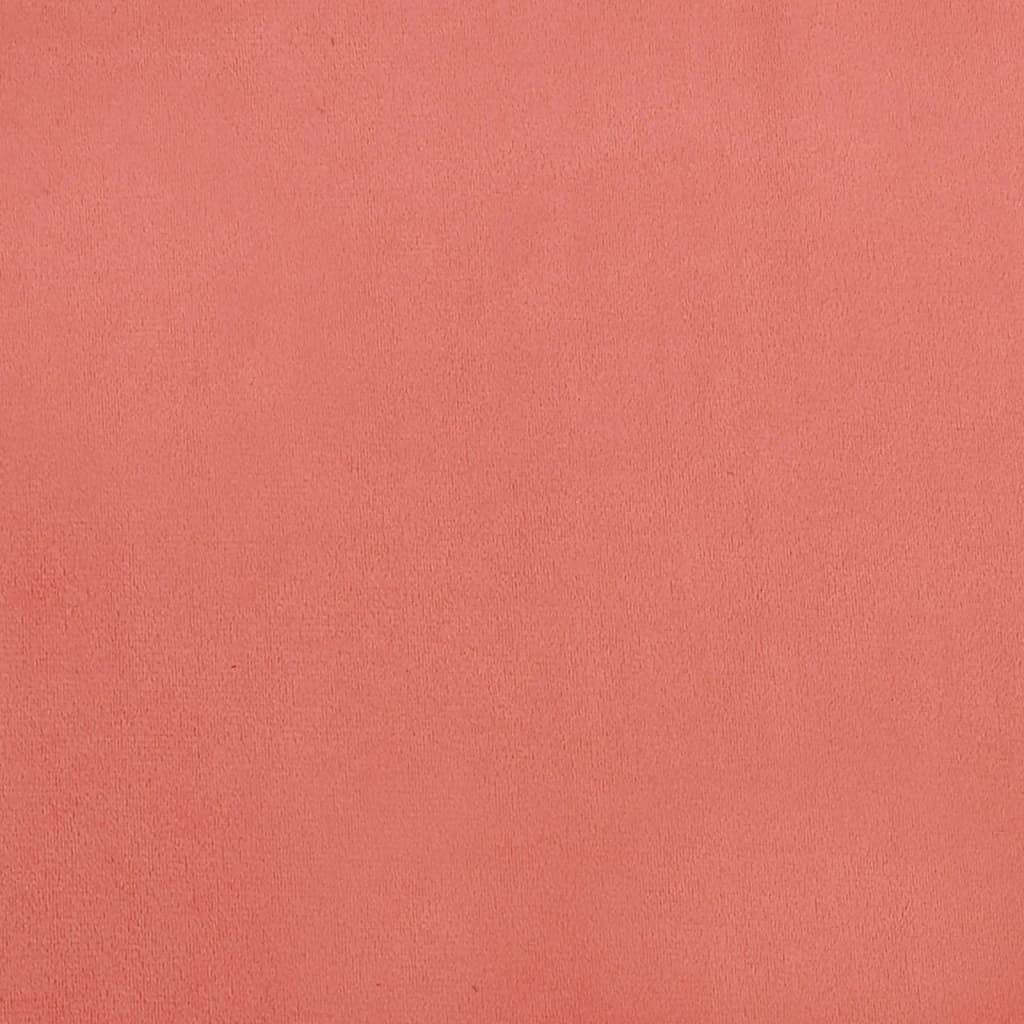vidaXL Табуретка, розова, 78x56x32 см, кадифе