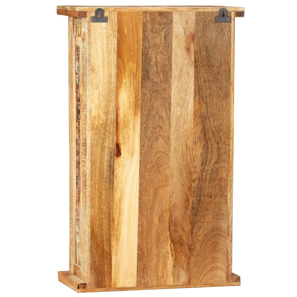 vidaXL Стенен шкаф, регенерирано дърво масив, 44x21x72 см
