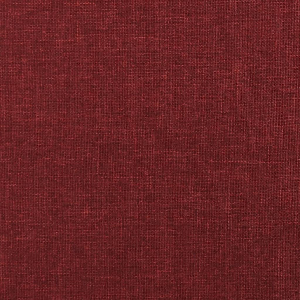 vidaXL Табуретка, виненочервена, 78x56x32 см, текстил