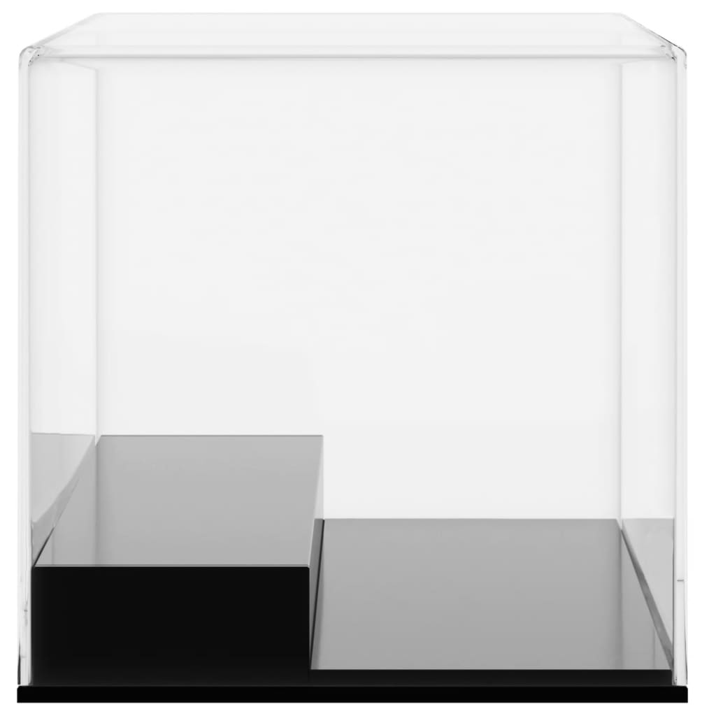 vidaXL Кутия витрина, прозрачна, 19,5x8,5x8,5 см, акрил