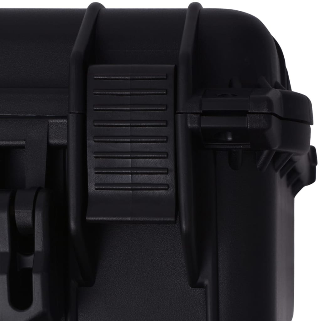 vidaXL Защитен куфар, черен, 40,6 x 33 x 17,4 cм